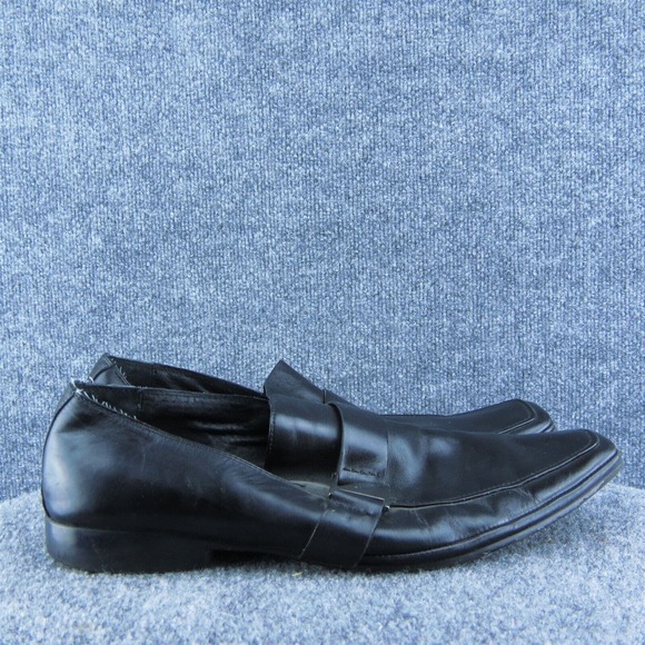 Kenneth Cole IIle Men Loafer Shoes‎ Black Leather Slip On Size 11.5 Medium - Picture 4 of 10